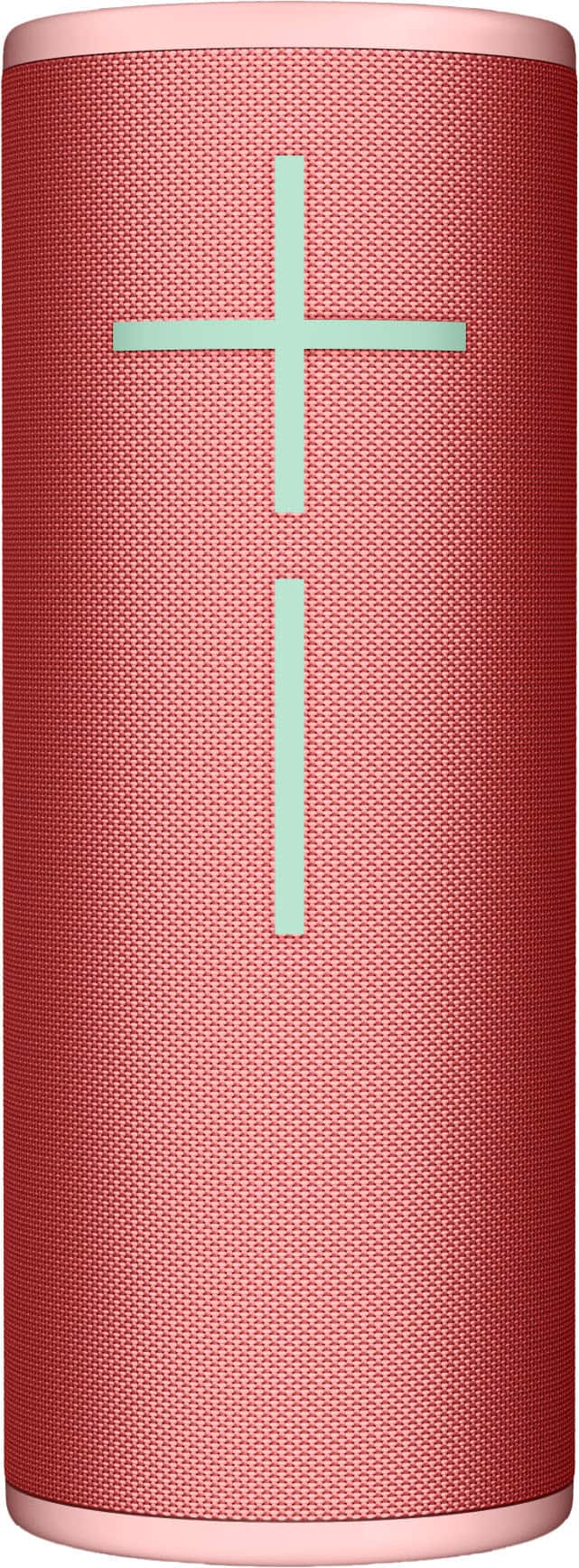 Front. Ultimate Ears - MEGABOOM 4 Portable Wireless Bluetooth Speaker with Waterproof, Dustproof and Floatable design - Raspberry Red.