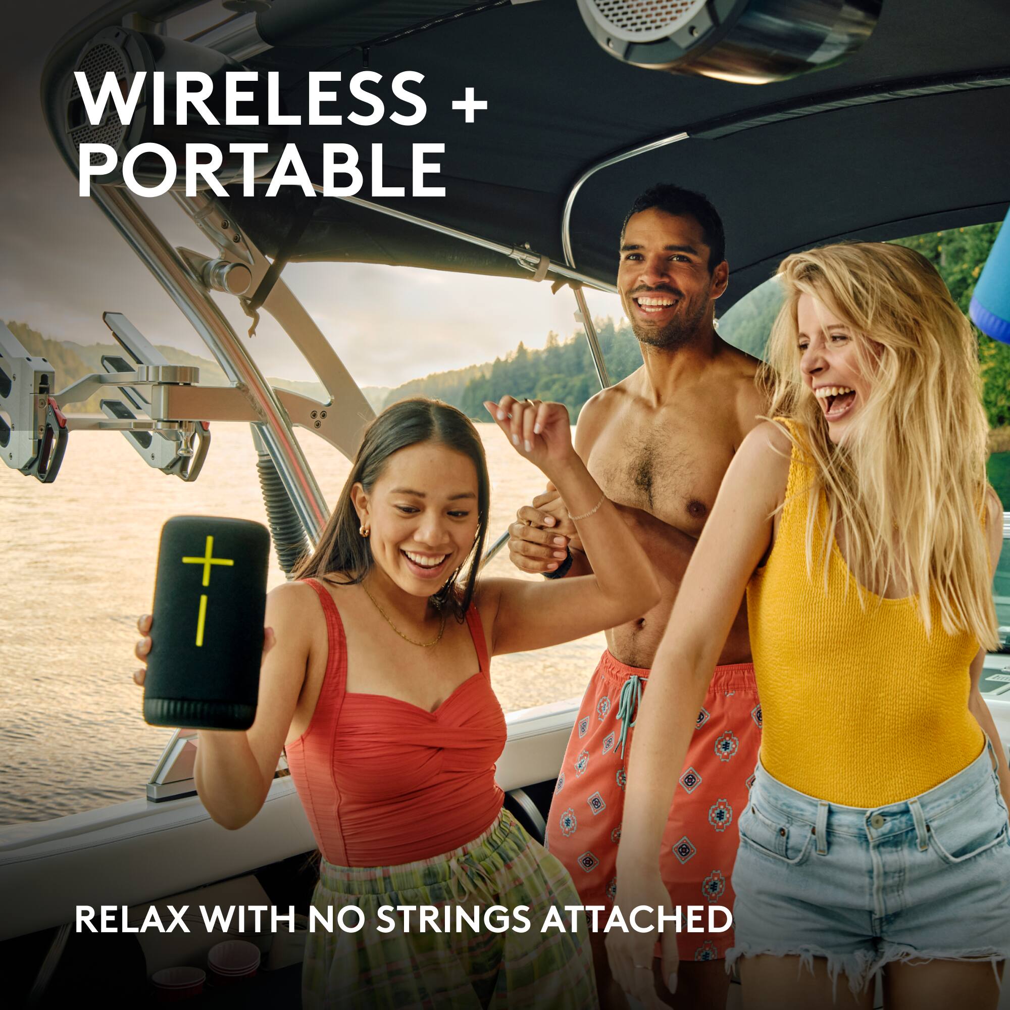 Wireless + Portable + I Relax with No Strings Attached
