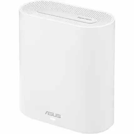 Front. ASUS - ExpertWiFi 975 MB/s Whole Home Wi-Fi System (1-pack) - White.
