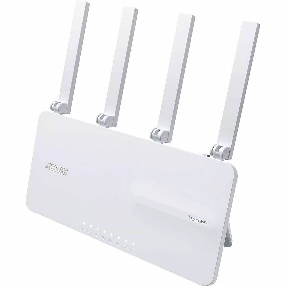 Left. ASUS - ExpertWiFi Wireless-AX 372 MB/s Whole Home Wi-Fi System - White.