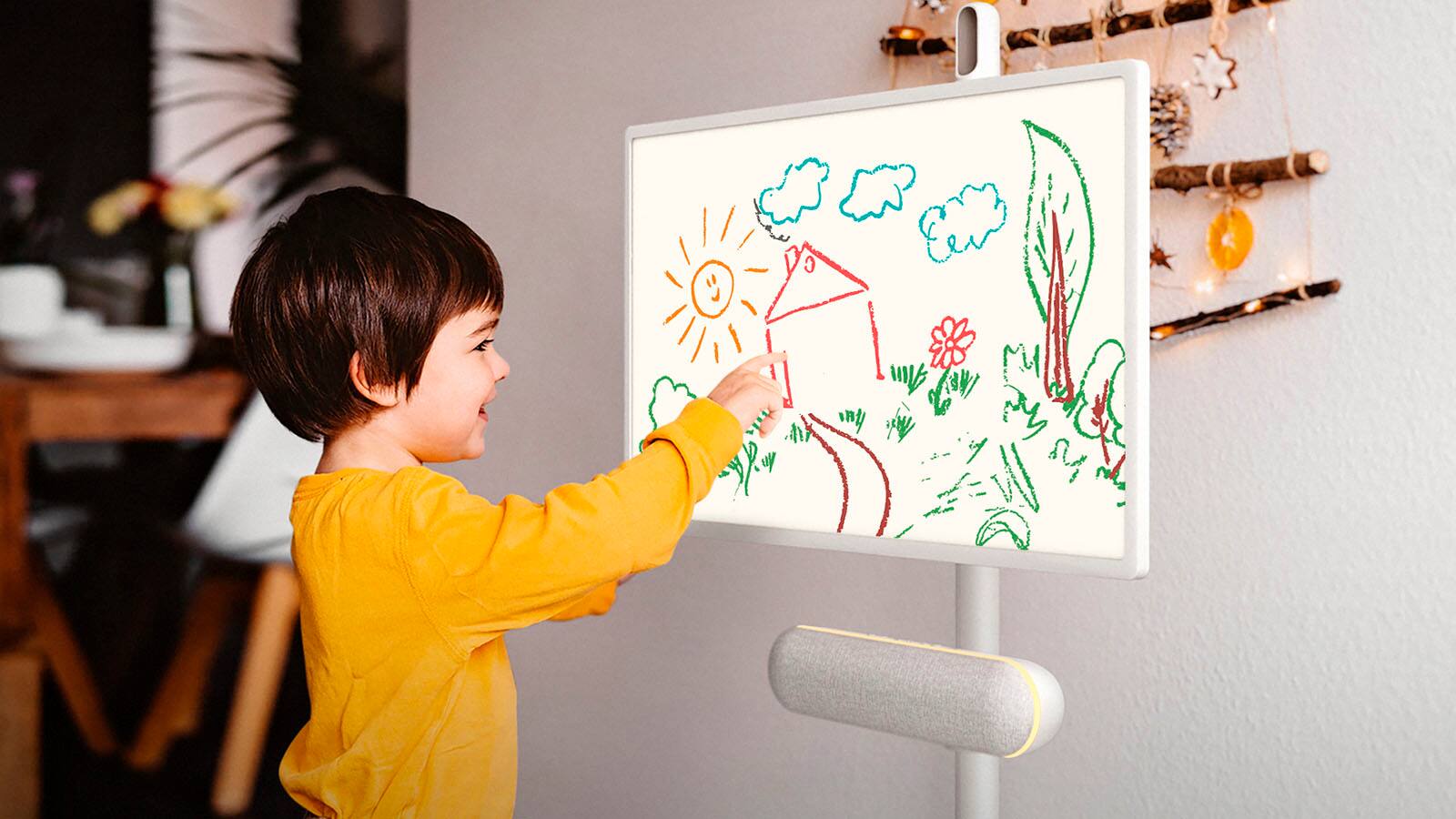 Alt View 27. LG - StanbyME Wireless Speaker - White.