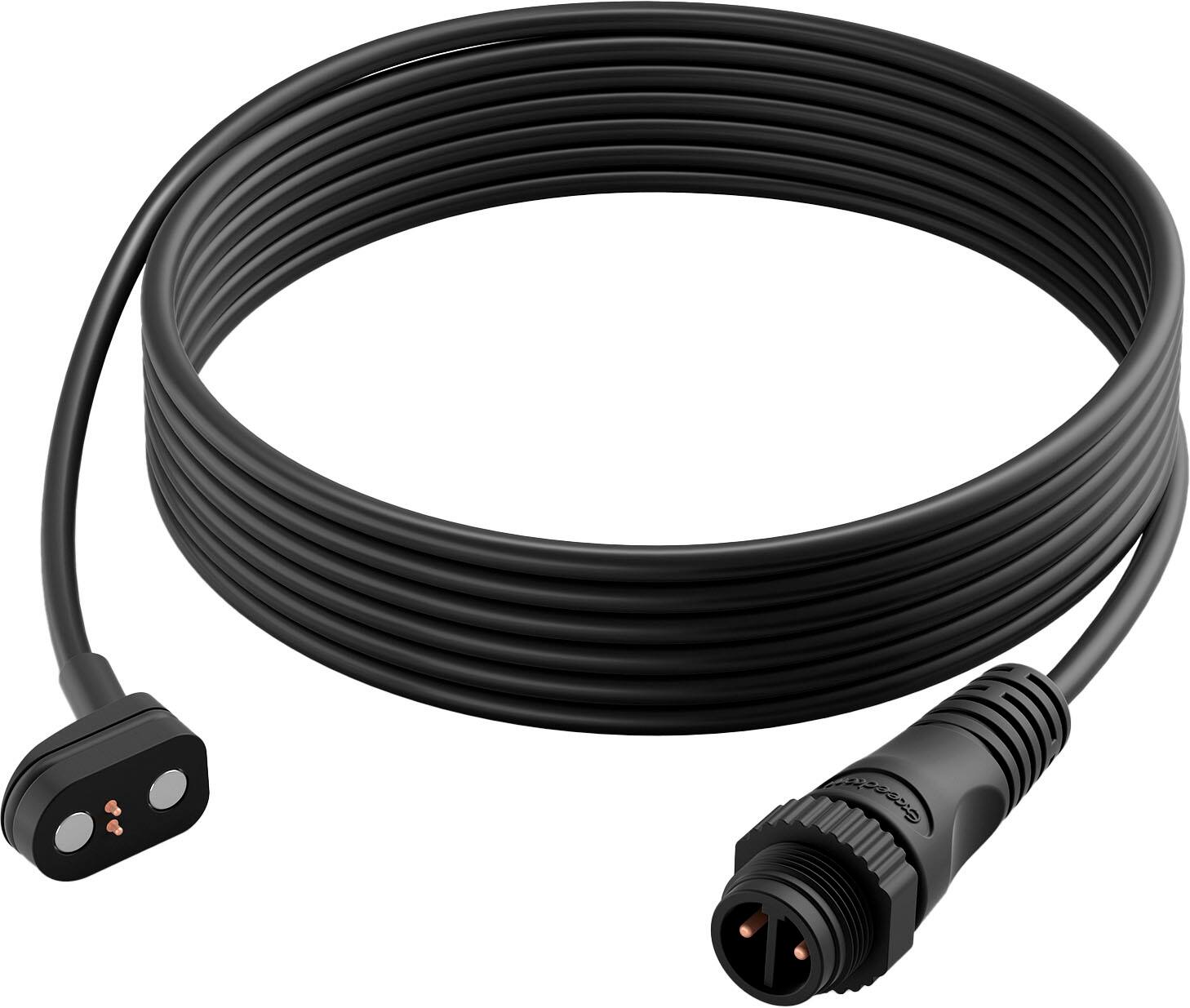Angle. Philips - Philips Hue Low-voltage Outdoor 10ft Cable - Black.