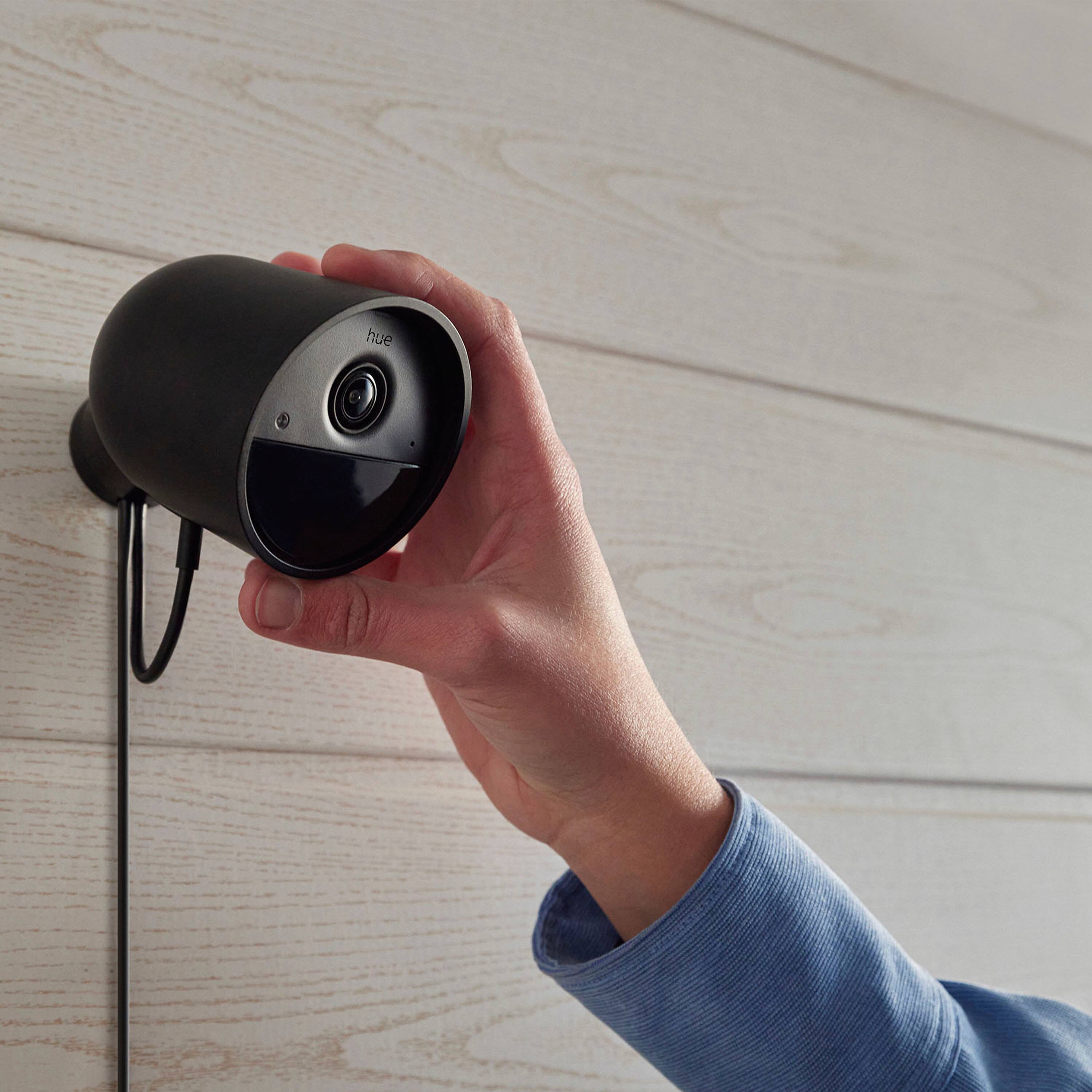 Alt View 11. Philips - Philips Hue Security Camera Anti-Drop 5ft Cable - Silver.