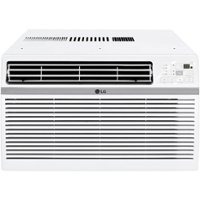 LG - 14,000 BTU Window Air Conditioner - White - Front_Zoom