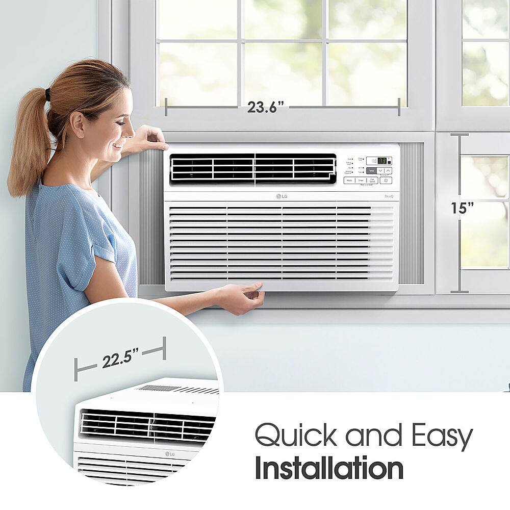 LG 14,000 BTU Window Air Conditioner White LW1424RD - Best Buy