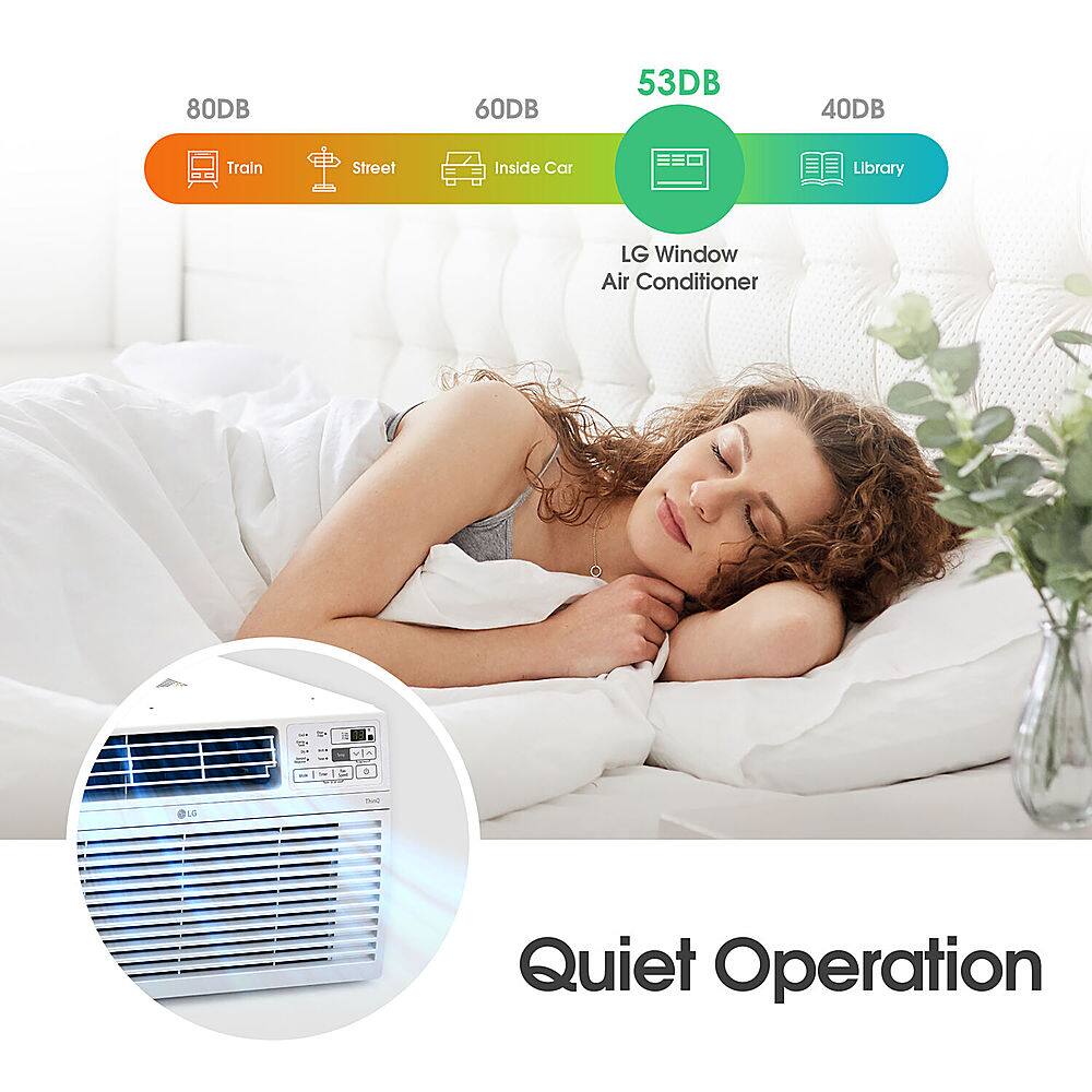 LG 14,000 BTU Window Air Conditioner White LW1424RD Best Buy