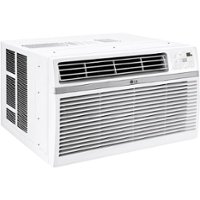 LG - 24,500 BTU 230V Window Air Conditioner - White - Front_Zoom