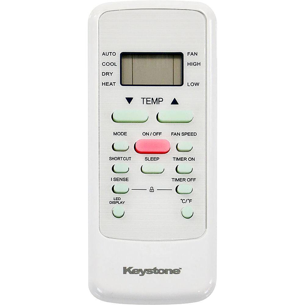 Alt View 18. Keystone - 8,000 BTU 115V Through-the-Wall Air Conditioner with Follow Me LCD Remote Control - White.