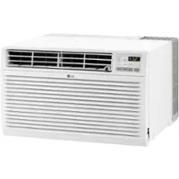 LG - 11,800 BTU Through the Wall Air Conditioner - White - Front_Zoom