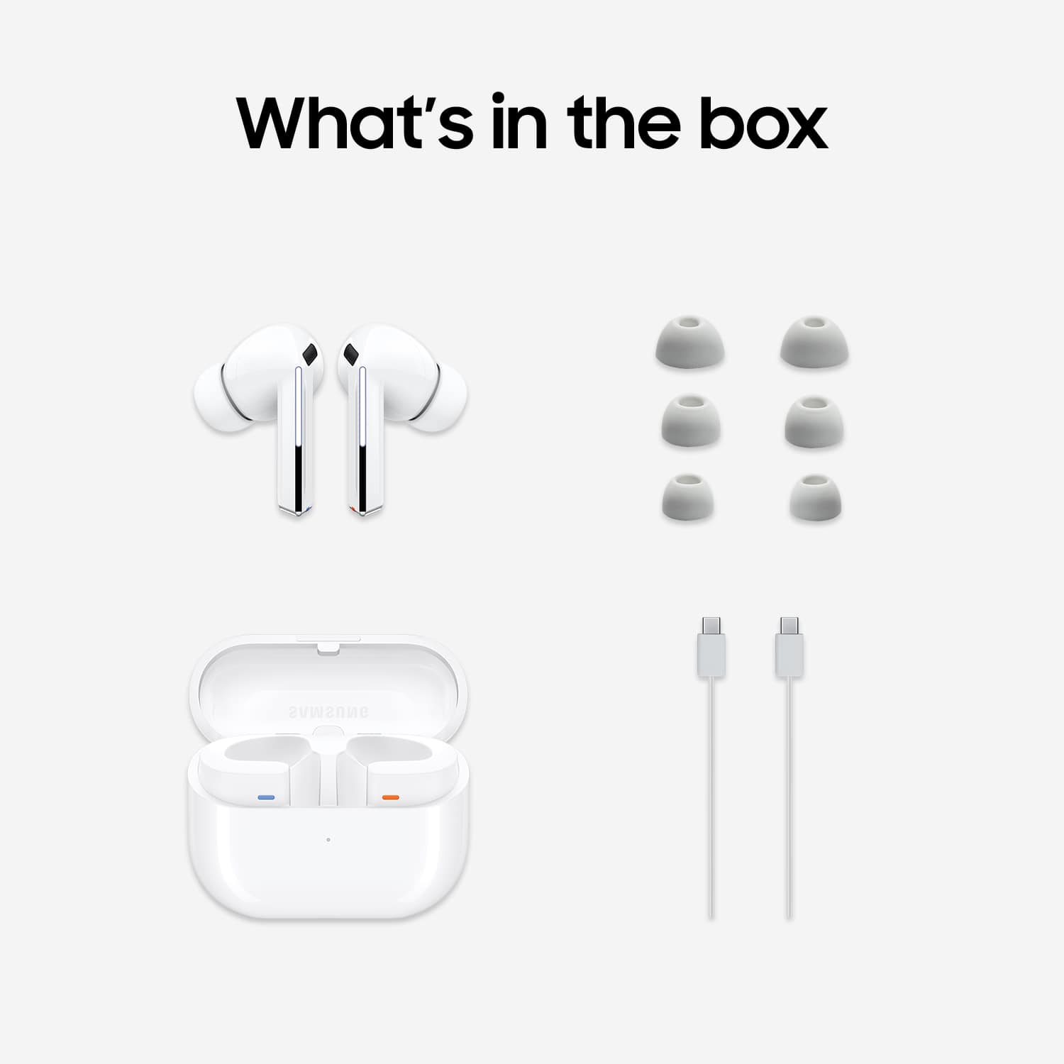 What's in the box: Earphones