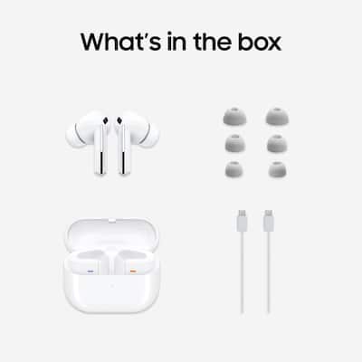 Samsung Galaxy Buds3 Pro Wireless Earbud Headphones White SM Samsung Galaxy Buds3 Pro Wireless Earbud Headphones White SM