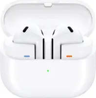 Samsung - Geek Squad Certified Refurbished Galaxy Buds3 Wireless Earbud Headphones - White - Front_Zoom