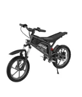 GoTrax - Fitz 16" Electric Dirt Bike w/15mi Max Range & 15.5 mph Max Speed - Black - Front_Zoom