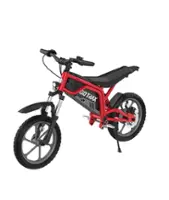 GoTrax - Fitz 16" Electric Dirt Bike w/15mi Max Range & 15.5 mph Max Speed - Red - Front_Zoom