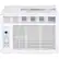 Front. Keystone - 12,000/11,600 BTU 230V Window/Wall Air Conditioner with 11,000 BTU Supplemental Heat Capability - White.