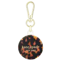 kate spade new york - Keychain Holder for Apple Airtag - Tortoise - Angle_Zoom