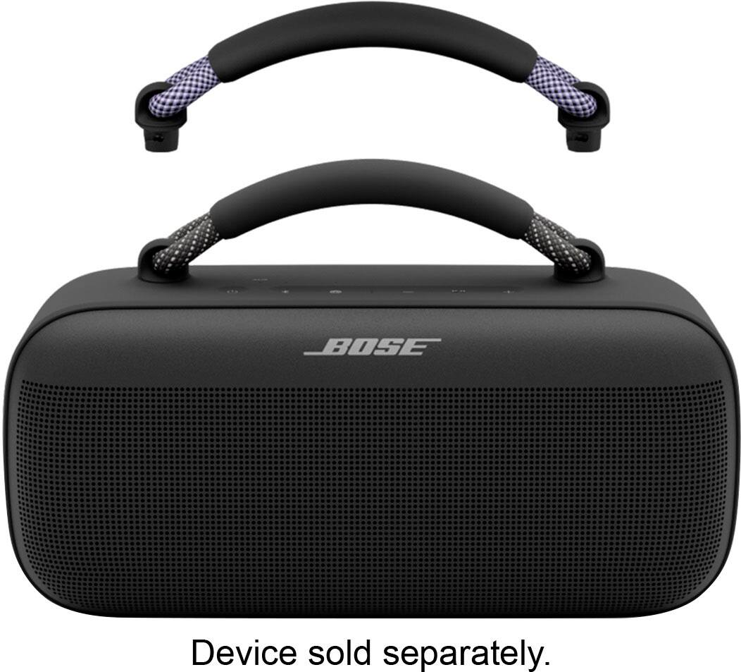 Alt View 13. Bose - Rope Handle for SoundLink Max - Black/Chilled Lilac.