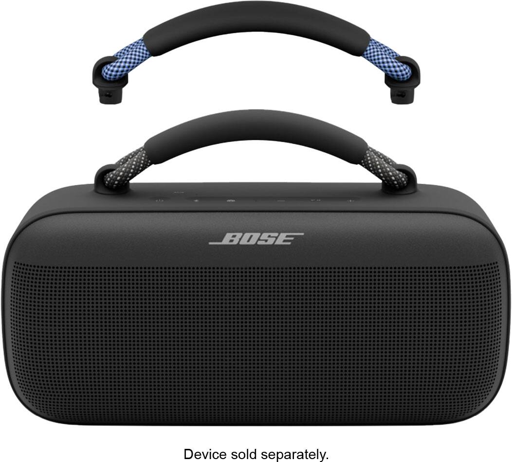 Alt View 13. Bose - Rope Handle for SoundLink Max - Black/Carbon Blue.