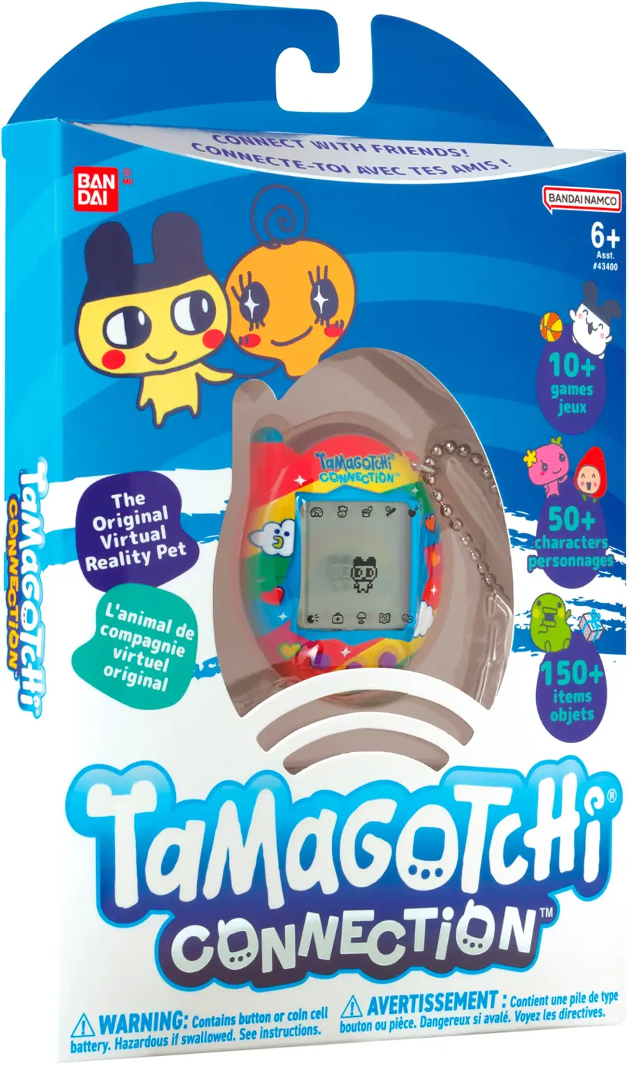 Bandai Tamagotchi Connection Rainbow Sky 43403 Open Box Best Buy 3479