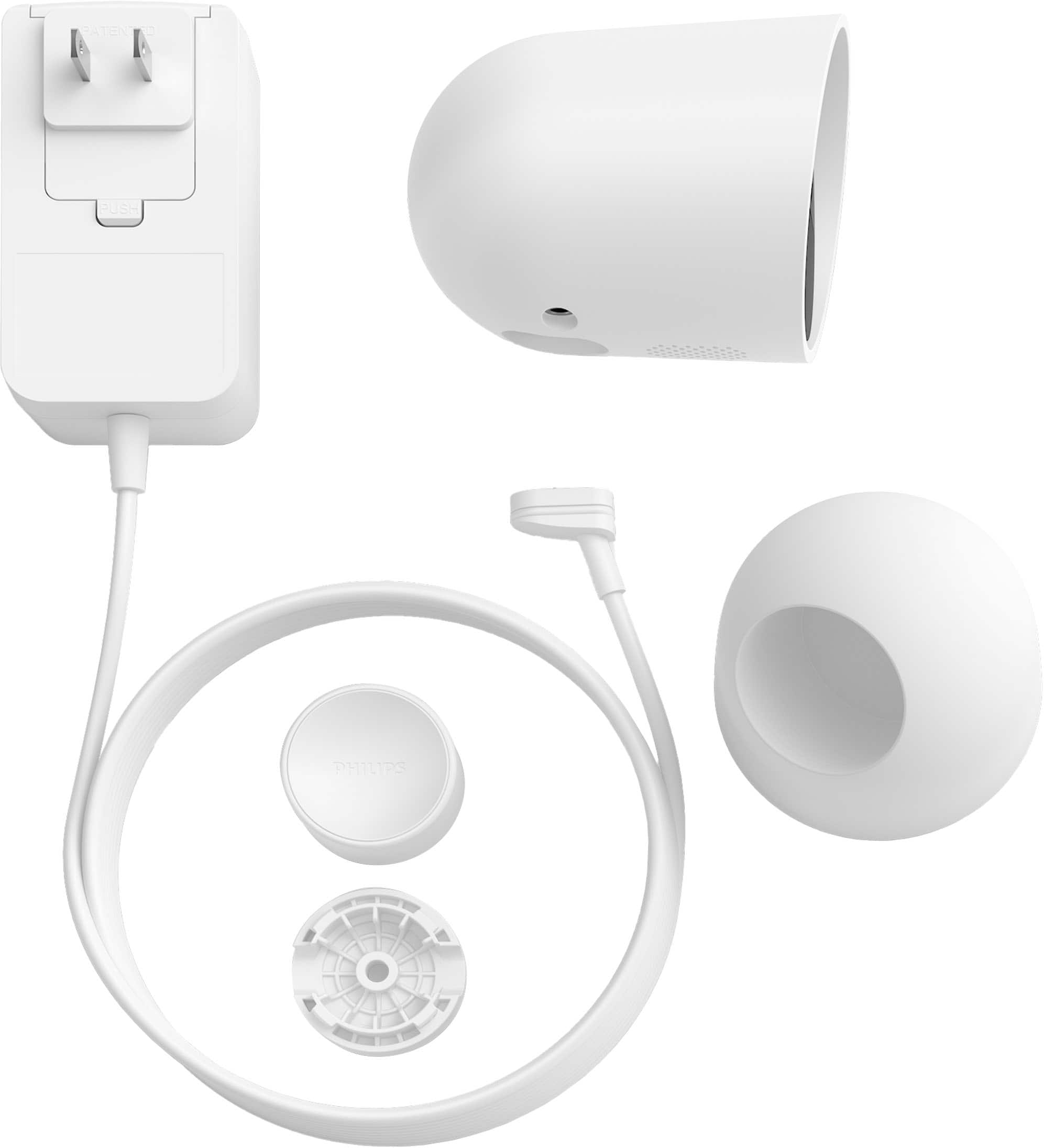 Philips Hue Wired Security Camera with Desktop Stand White 581736