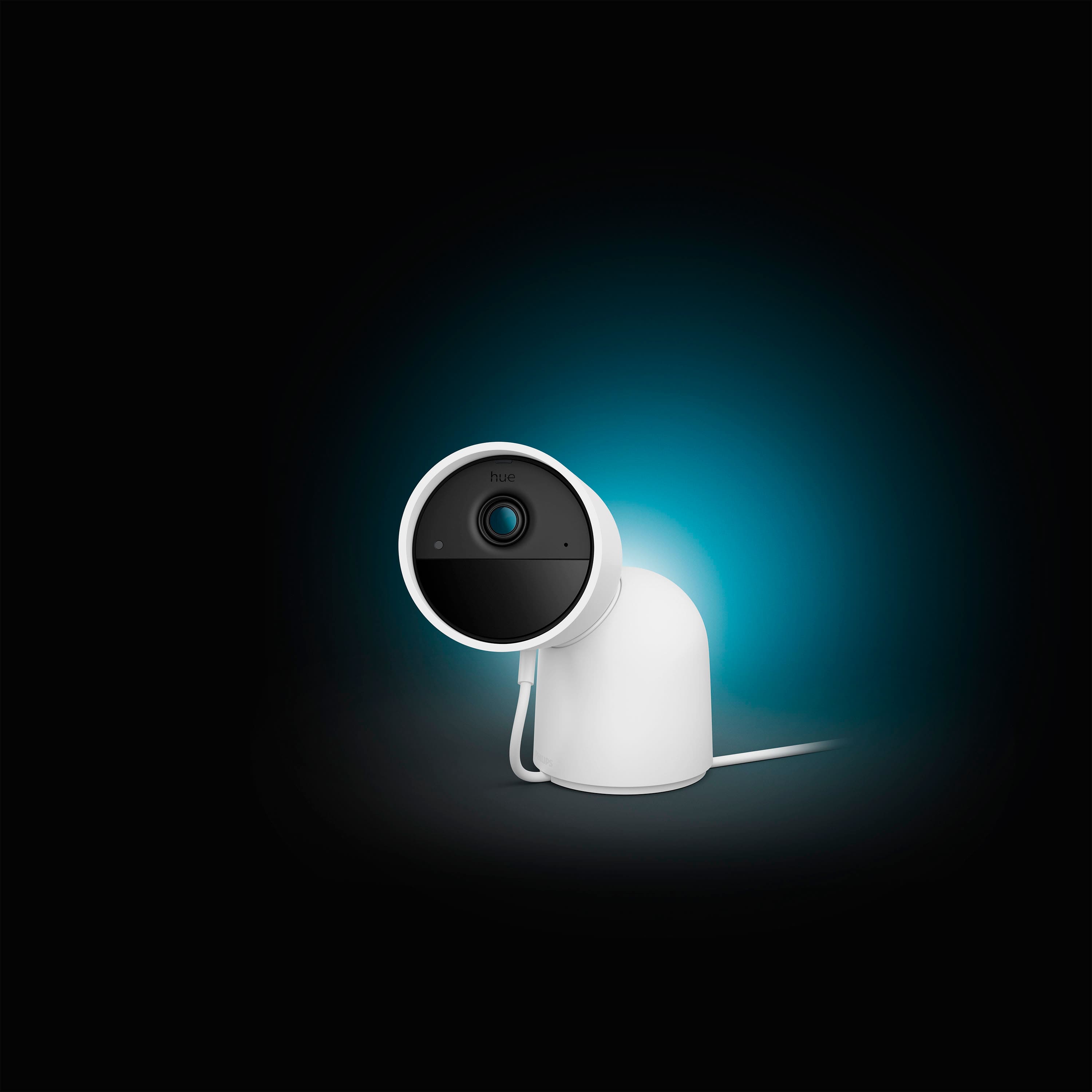 Philips Hue Wired Security Camera with Desktop Stand White 581736