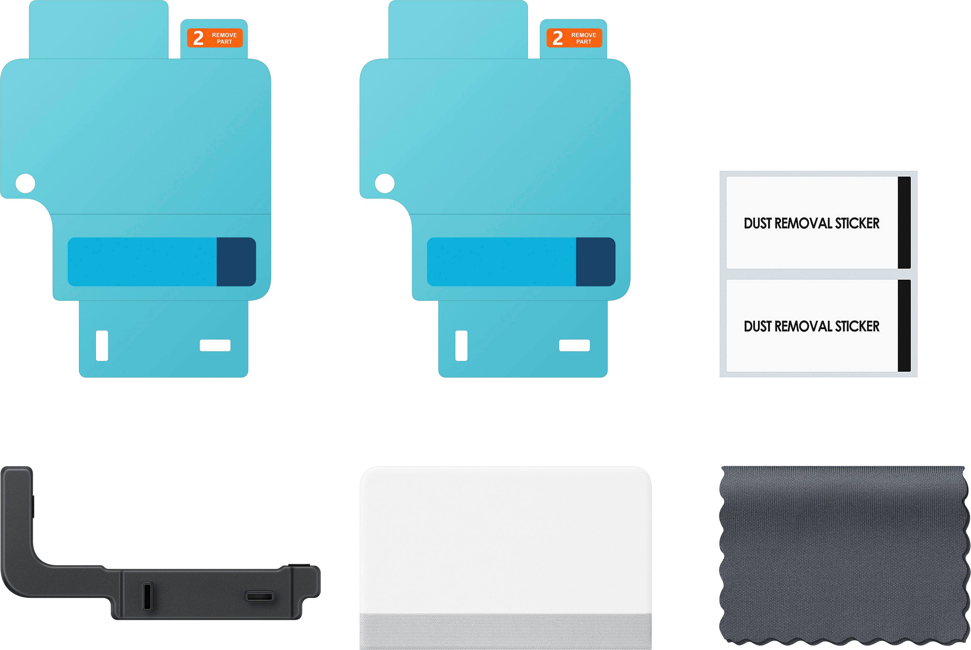 Alt View 11. Samsung - Galaxy Galaxy Z Flip6 Anti-reflecting Film - Clear.