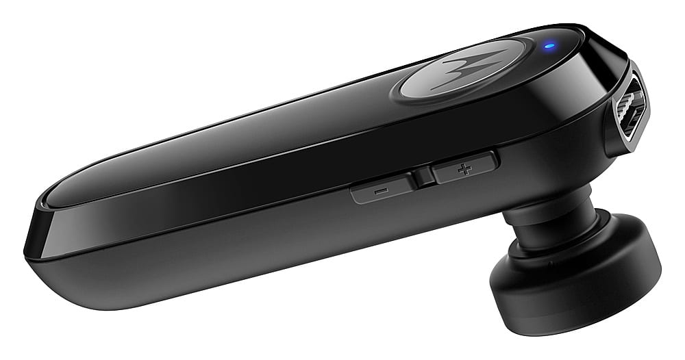 Left. Motorola - HK126 Compact Bluetooth In-Ear Wireless Mono Headset - Black.