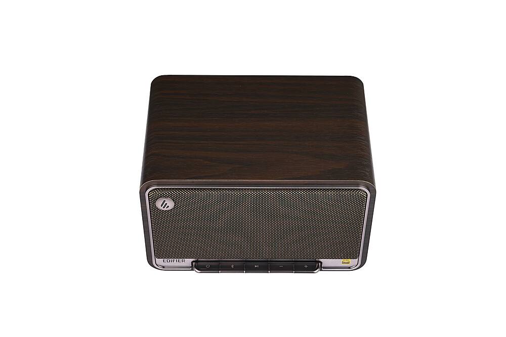 Alt View 10. Edifier - D32 Portable Bluetooth 5.3 Wireless Speaker with Apple AirPlay High Resolution Audio and 11 Hour Battery Life - Black Walnut.