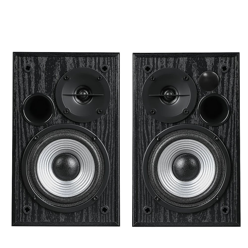 Alt View 11. Edifier - R990BT 4" 24-Watt Powered Bookshelf Speakers with 24W, Bluetooth 5.4, Silk Dome Tweeters and Preset Audio Options (Pair) - Black.