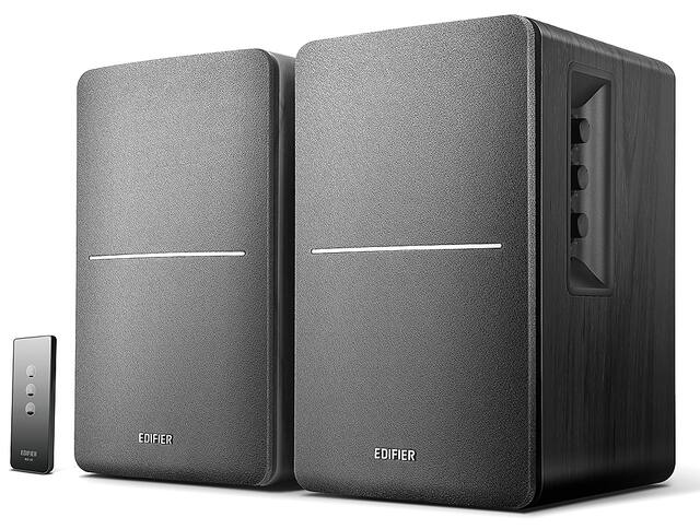 Edifier - R1280T Powered Bookshelf Speakers/Computer Speakers/Studio Monitor Speakers, 2.0 Active Near Field Monitors 42 Watts RMS - Black