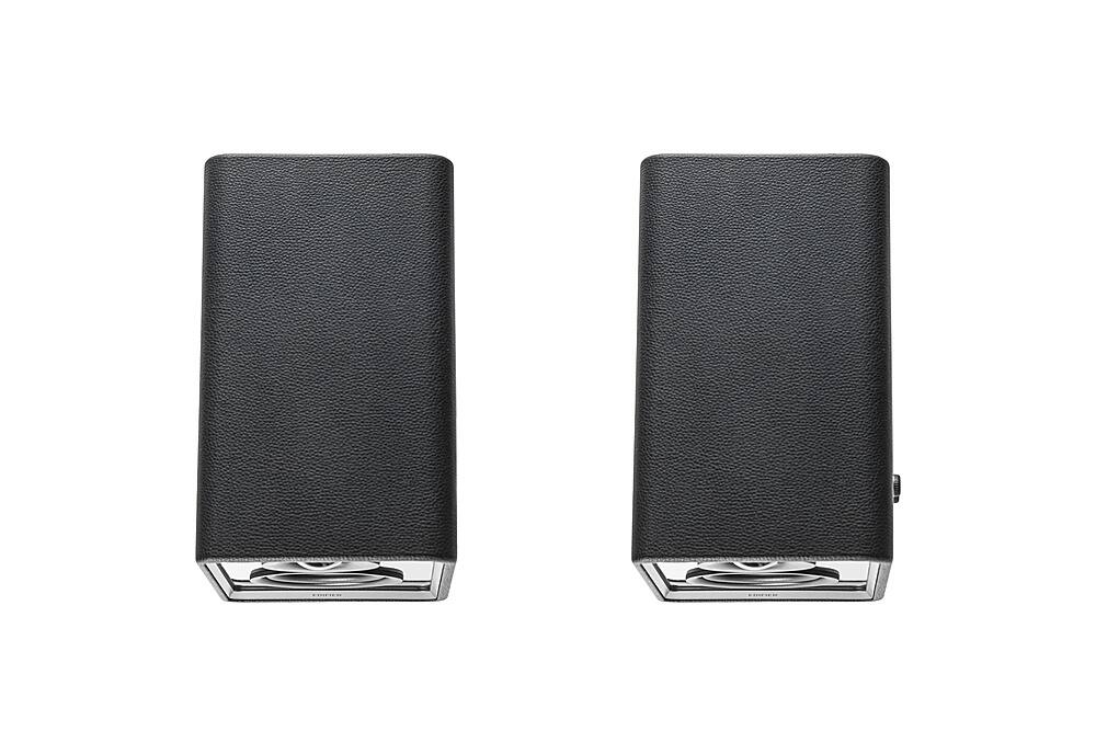 Alt View 8. Edifier - QR65 2.0 Bluetooth Multimedia Speaker System with 65W GaN Charging, Lighting Effects, and Strong Base (Pair) - Black.