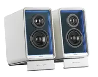 Edifier - QR65 5.3 Bluetooth Multimedia Speaker System with 65W GaN Charging, Lighting Effects, and Strong Base (Pair) - White - Front_Zoom