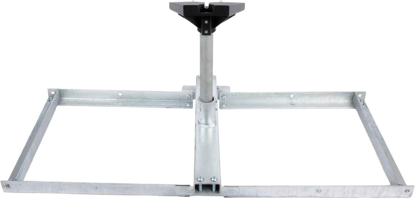 Angle. Baird Mounts - Starlink Non Penetrating Roof Mount - Galvanized Steel.