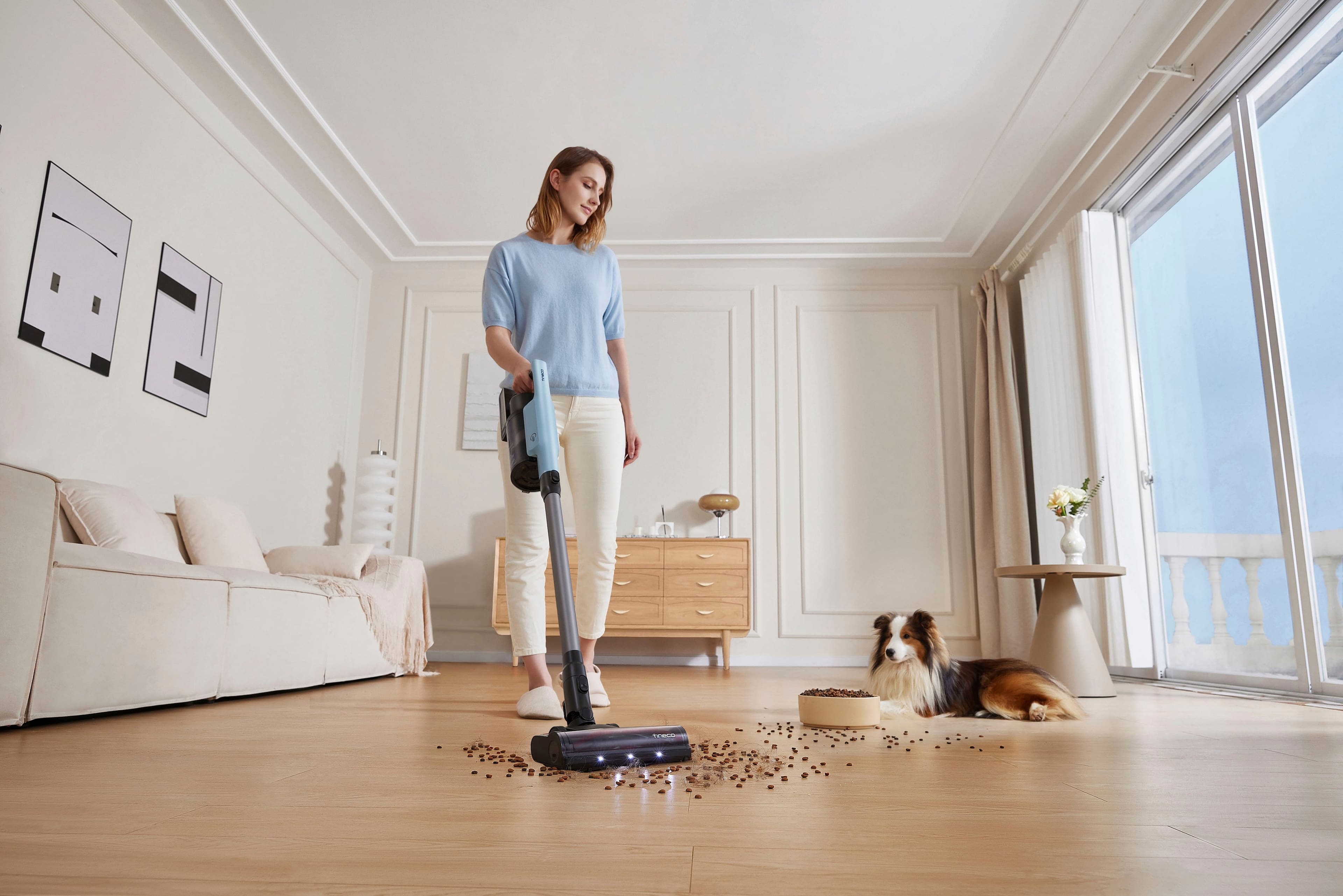 Tineco GO Pet Cordless Stick Vacuum (GO303) Powder Blue VS1D0300US ...