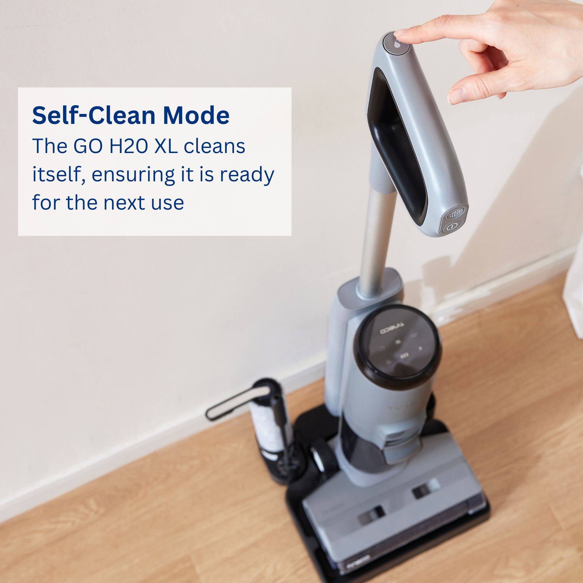 Self-Clean Mode: The GO H20 XL cleans itself, ensuring it is ready for the next use.