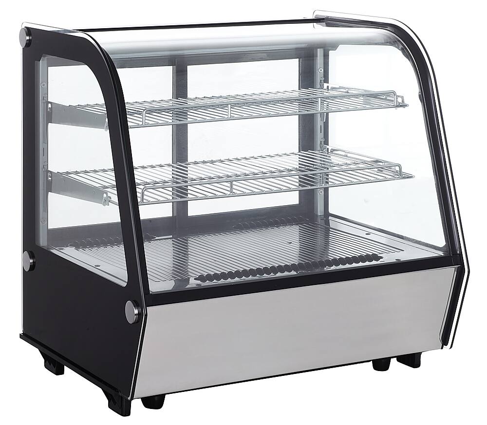 Premium Levella - 4.2 cu. ft. Countertop Refrigerator Display Case - Black