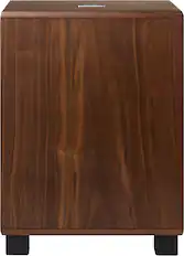 Front. REL - Classic 99 Walnut Subwoofer - Walnut.
