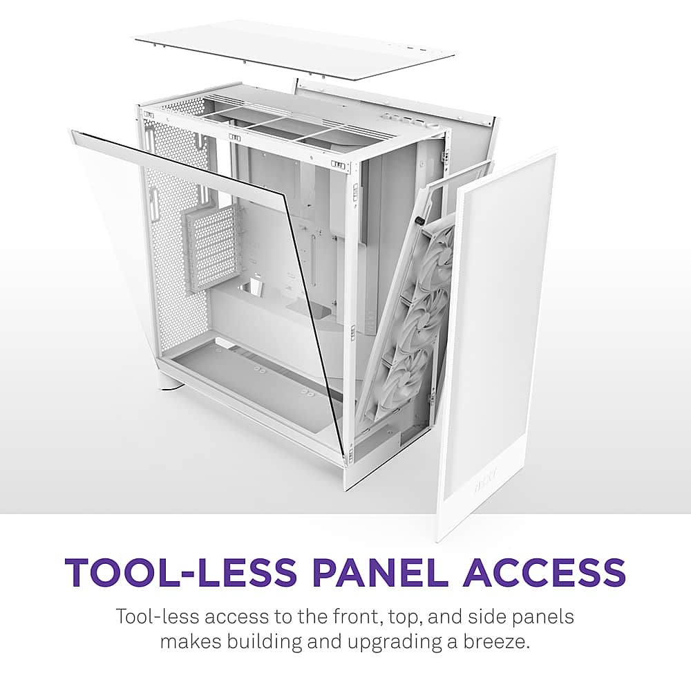 Tool-less panel access makes building and upgrading a breeze.