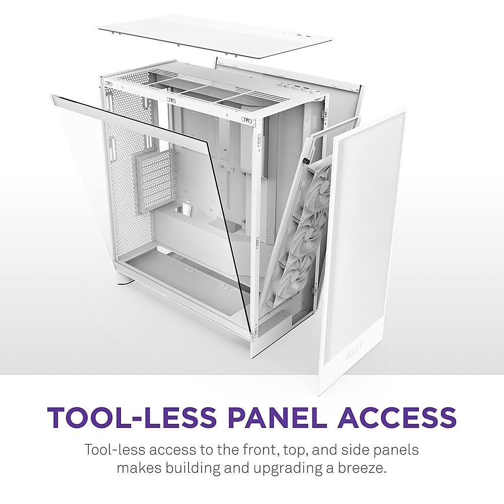 Tool-less panel access makes building and upgrading a breeze.