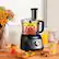 Alt View 13. Costway - 8 Cup Food Processor 500W Variable Speed Blender Chopper w/ 3 Blades - Black.
