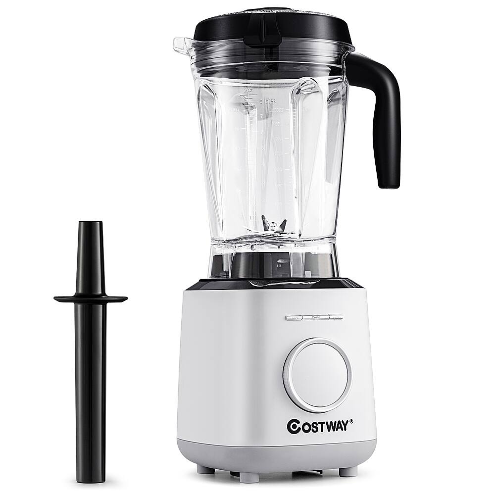 Alt View 21. Costway - 1500W Countertop Smoothies Blender 10 Speed w/ 6 Pre-Setting Programs - White.