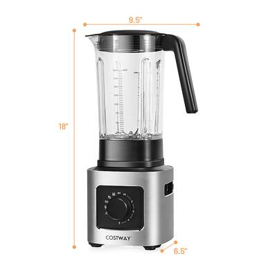 Costway 1500W 5 Speed Countertop Smoothie Blender with 5