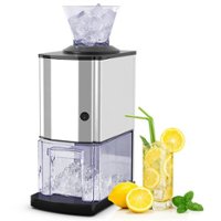 Costway - Electric Ice Crusher  Machine Professional Tabletop - Silver - Front_Zoom