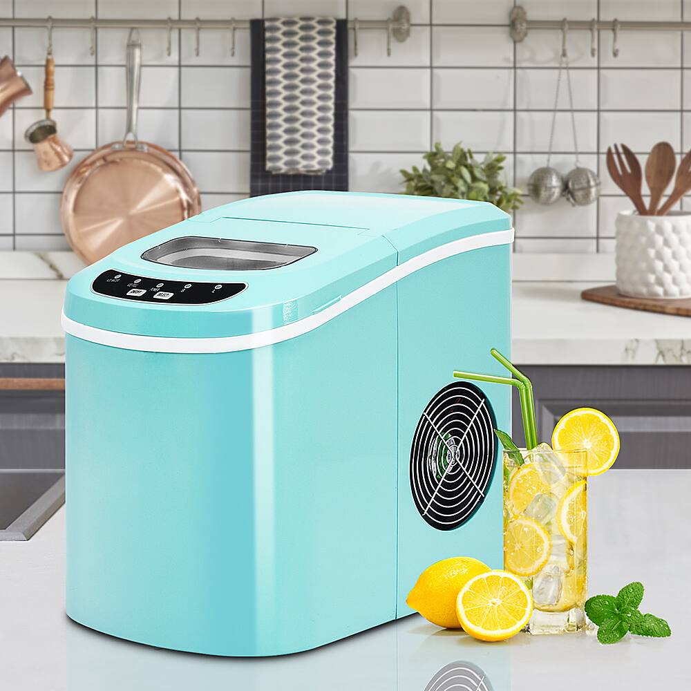 Costway Portable Compact Electric Ice Maker Machine Mini Cube 26lb/Day ...