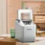 Alt View 12. Costway - Portable Ice Maker Machine Countertop 26Lbs/24H Self-cleaning w/ Scoop - Silver.