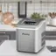 Alt View 13. Costway - Portable Ice Maker Machine Countertop 26Lbs/24H Self-cleaning w/ Scoop - Silver.