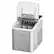 Alt View 20. Costway - Portable Ice Maker Machine Countertop 26Lbs/24H Self-cleaning w/ Scoop - Silver.
