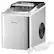 Front. Costway - Ice Maker Machine Countertop 26Lbs/24H Self-Clean W/ Scoop - Silver.