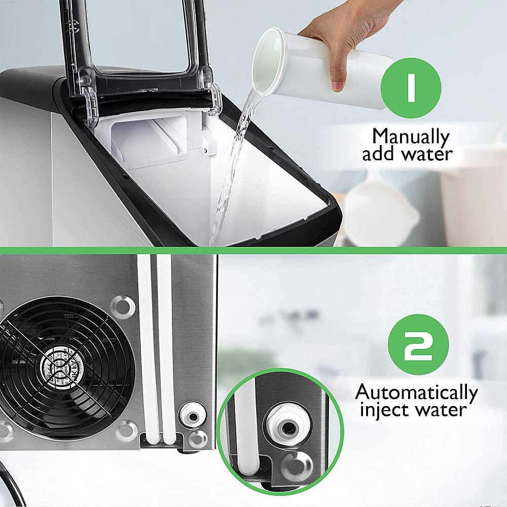 I. Manually add water
II. Automatically inject water