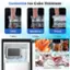 Customize Ice Cube Thickness:

* Thin: 7 Mins
* Medium: 9 Mins
* Thick: 11 Mins

Preserve food flavor and keep drink cold by using these customizable ice cube thicknesses.